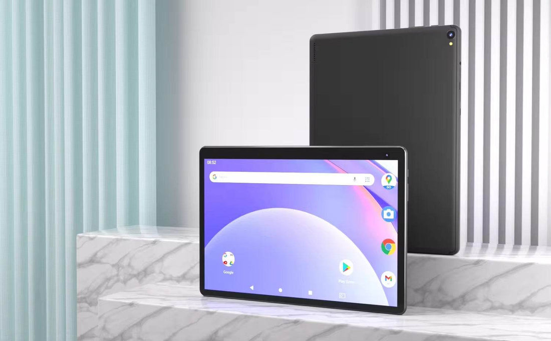 Tableta 10 inch, Android 12, 64GB ROM+4GB RAM, Husa, Tastatura, Mouse, Stilou, WiFi, Bluetooth, Camera dubla, Baterie de 6000mAh - Specializat.ro