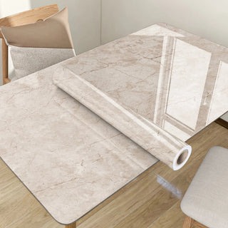 Folie Autocolantă Marmură Bej 60x300 cm – Autoadezivă pentru Mobilier și Bucătărie