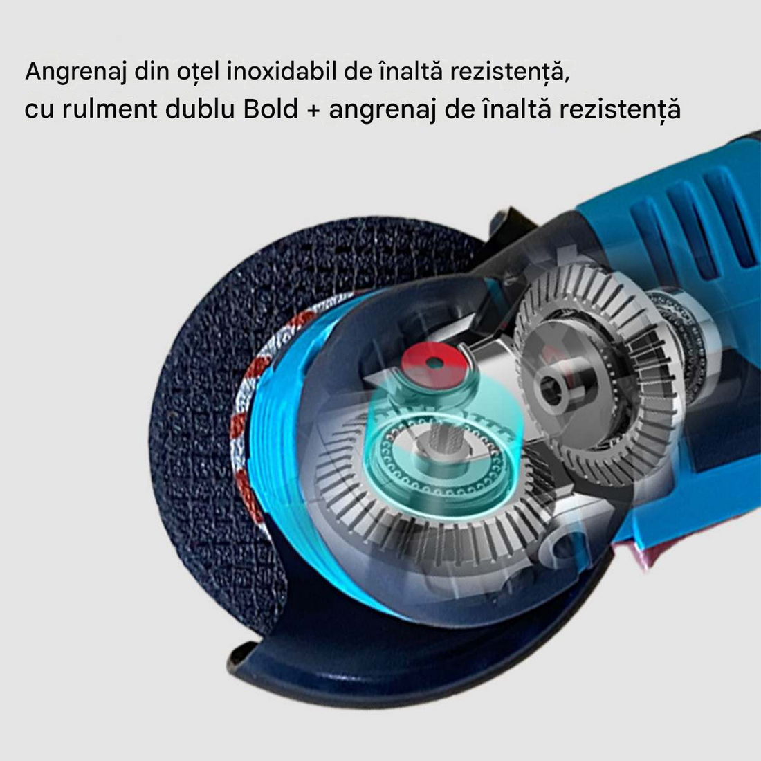 Mini Polizor cu Acumulator 48V 2Ah – 2 Baterii + 5 Discuri Incluse