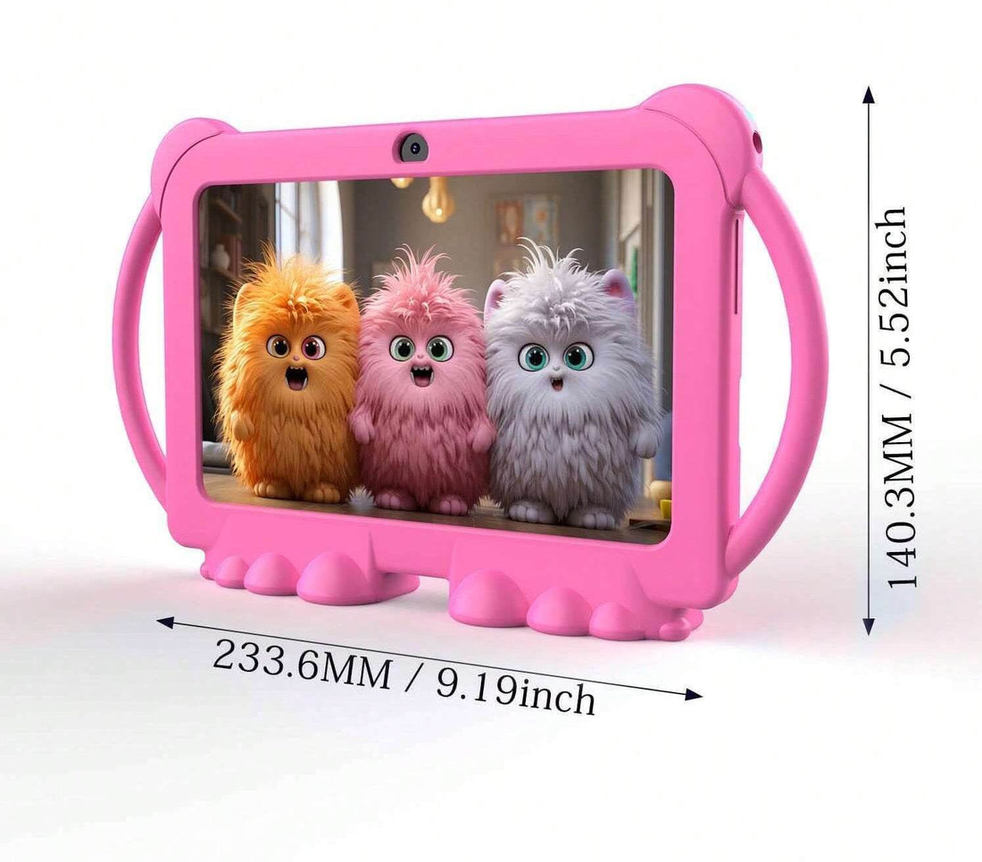 Tableta pentru copii Android WiFi de 7 inch, 4GB RAM, 32GB ROM, cu Husa de Protectie anti shock - Specializat.ro