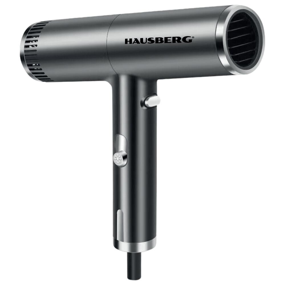 Uscator de par HAUSBERG HB-261GR, 1200W, 2 viteze, 3 trepte de incalzire, gri