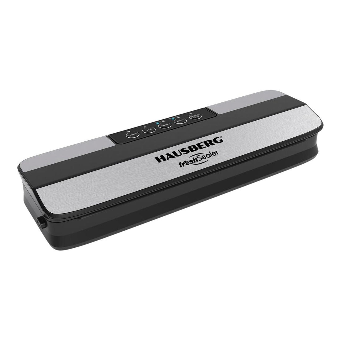 Aparat de vidat HAUSBERG HB-2645NG, 120W, 5 Butoane, Latime maxima 30cm, Capacitate 3,5-4L/min, Negru-Argintiu