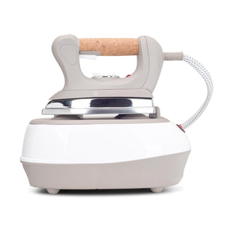 Statie de calcat cu abur HAUSBERG HB-7927RST, 2000-2400W, 60g/min, 0.5l, Termostat, Presiune 6 bar, Incalzire dubla, Rustic