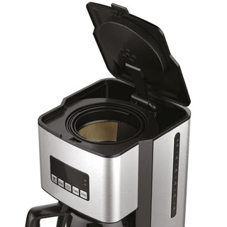 Filtru cafea digital cu functie de programare HAUSBERG HB3755, 1000-1200 W, 1.8 l, Wifi, afisaj LED, sistem de protectie, Inox