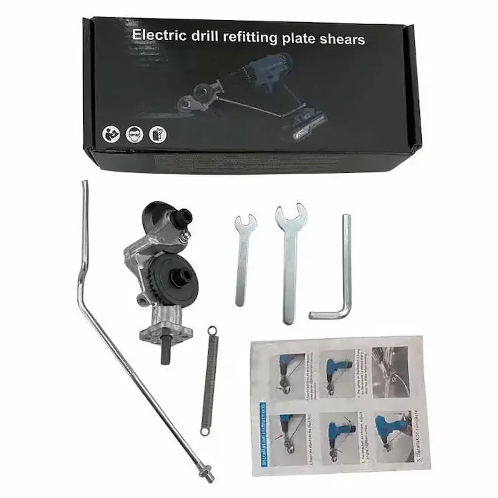 Adaptor pentru bormasina de taiat tabla si materiale fieroase