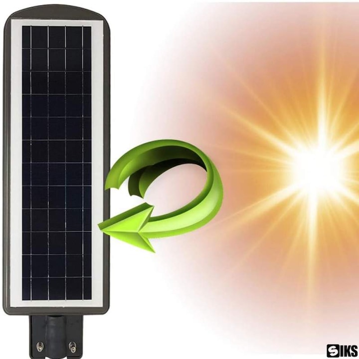 Lampă Solară Stradală LED 250W – 25.000 lm, Senzor Mișcare, IP65, Telecomandă