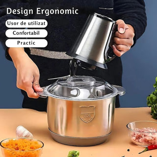 Cumperi Blenderul Tocător Electric 1000W și Primești Organizatorul de Condimente CADOU