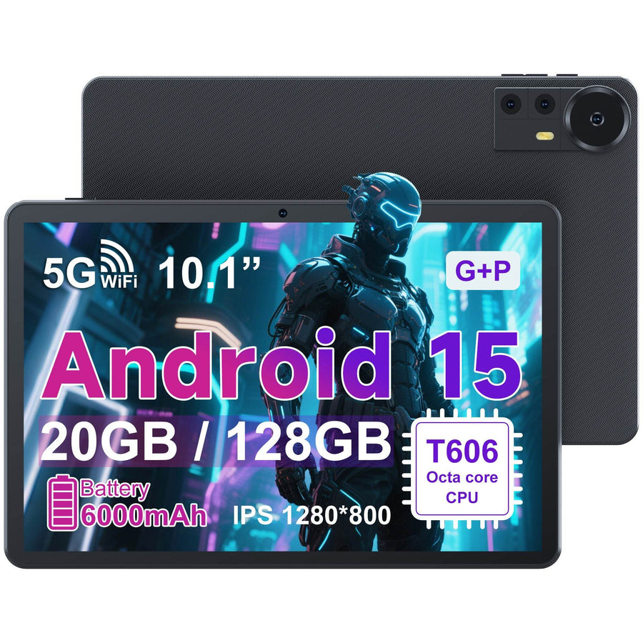 Tableta Android 10.1 inch, 20GB RAM, 128GB ROM, WiFi, Procesor 8 Nuclee, cu Tastatura, Mouse, Stilou, Carcasa de protectie - Specializat.ro