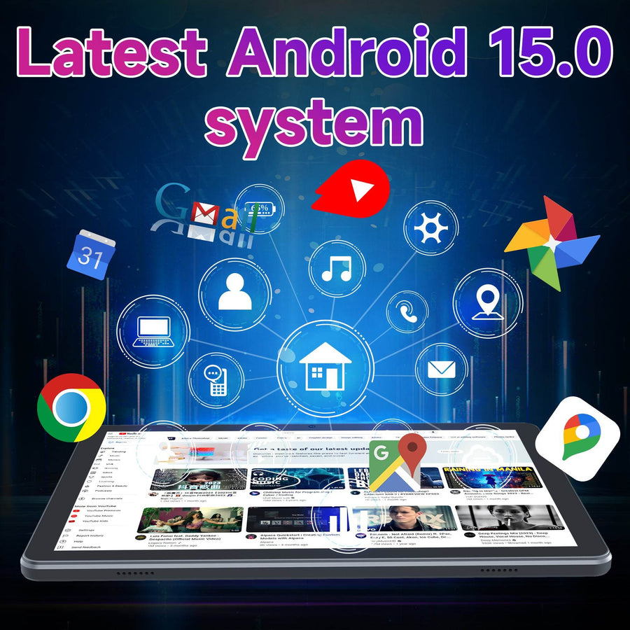 Tableta Android 10.1 inch, 20GB RAM, 128GB ROM, WiFi, Procesor 8 Nuclee, cu Tastatura, Mouse, Stilou, Carcasa de protectie - Specializat.ro