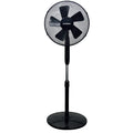 Ventilator cu picior Hausberg HB-5200 Speed, 40W-55W, 40 cm, 3 viteze, timer 1-2 ore, oscilatie, inaltime reglabila, negru