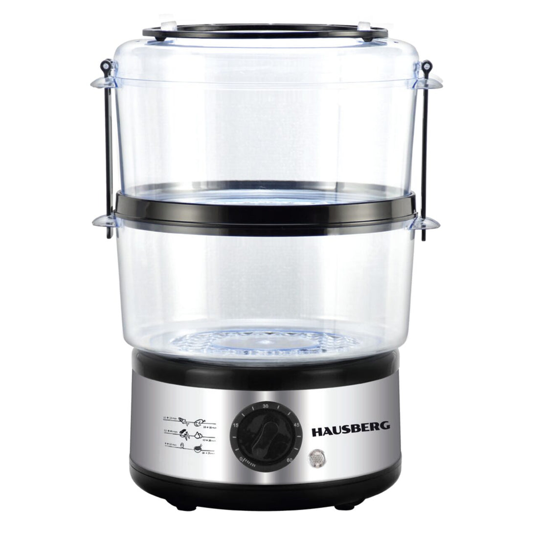 Aparat gatit cu aburi Hausberg HB-1350, 4.8L, 400W