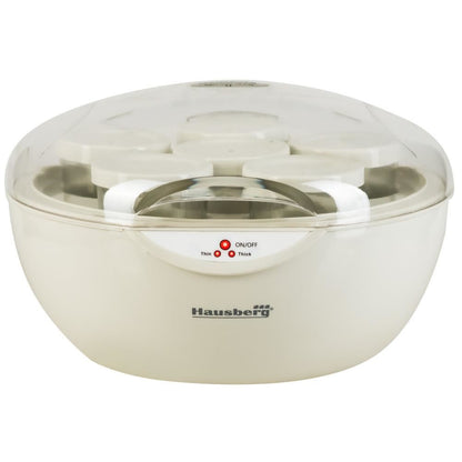 Aparat de Preparat Iaurt Hausberg HB2193, 35 W, 5 cup x 150 ml , Termostat
