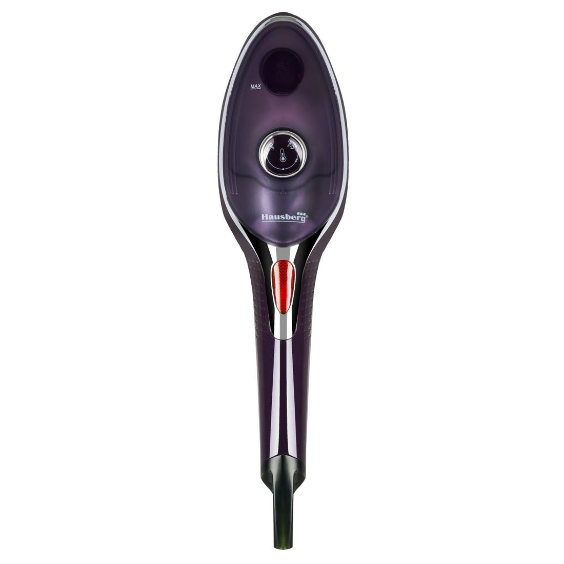 Fier de calcat vertical cu talpa ceramica Hausberg HB-7885MV ,1100 W , accesoriu detasabil cu 2 perie, Mov