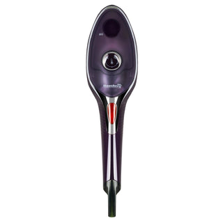 Fier de calcat vertical cu talpa ceramica Hausberg HB-7885MV ,1100 W , accesoriu detasabil cu 2 perie, Mov
