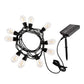 Ghirlanda Luminoasa cu Pendule 10m – Becuri LED, IP65, Incarcare Solara & USB