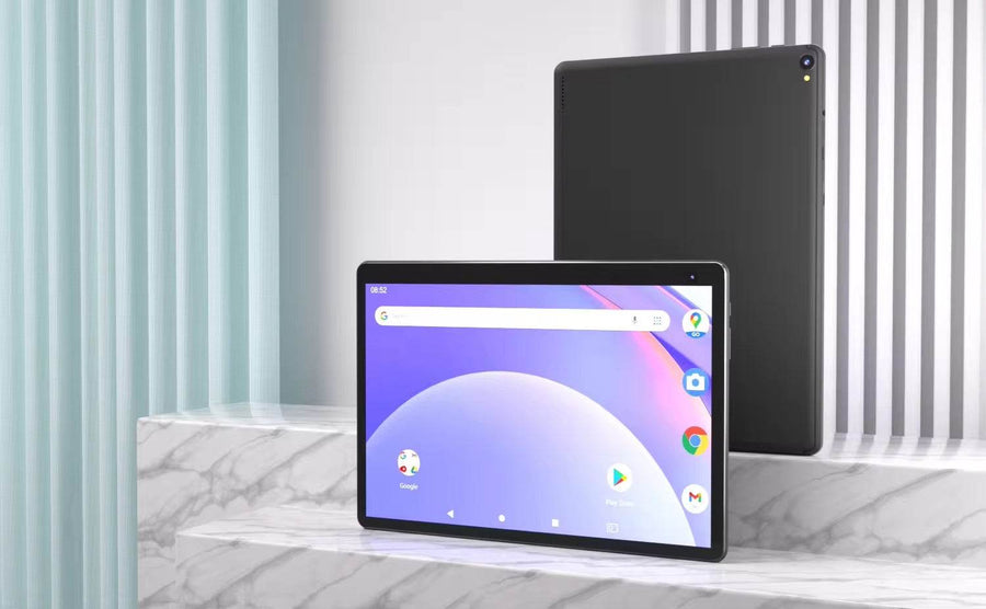 Tableta 10 inch, Android 12, 64GB ROM+4GB RAM, Husa, Tastatura, Mouse, Stilou, WiFi, Bluetooth, Camera dubla, Baterie de 6000mAh - Specializat.ro