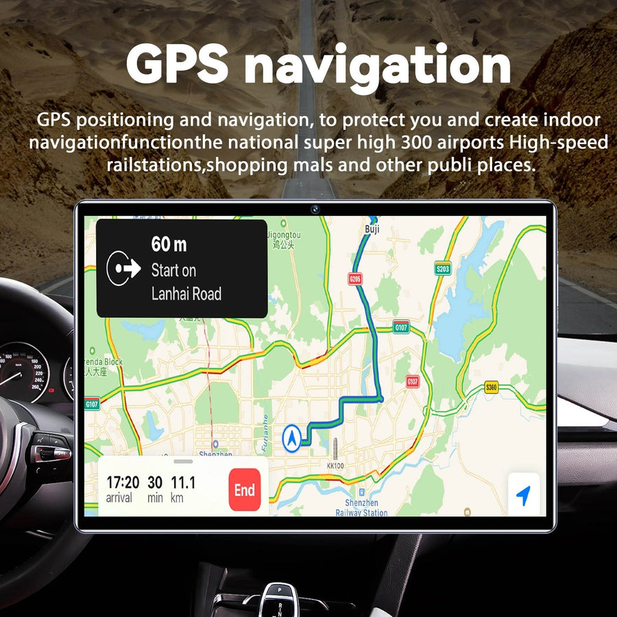 Tableta 10 inch, Android 12, 6GB RAM+128GB ROM, procesor 8-core, slot SIM, slot SD CARD, WiFi, Bluetooth, Camera dubla, Baterie de 6000mAh - Specializat.ro