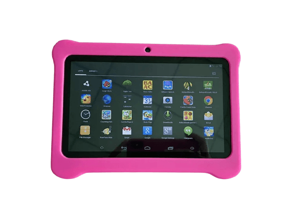 Tableta pentru copii de 7 inch Android WiFi cu Protectie anti shock, Camera dubla, jocuri, desene, aplicatii, Educativ, model Ursulet - Specializat.ro