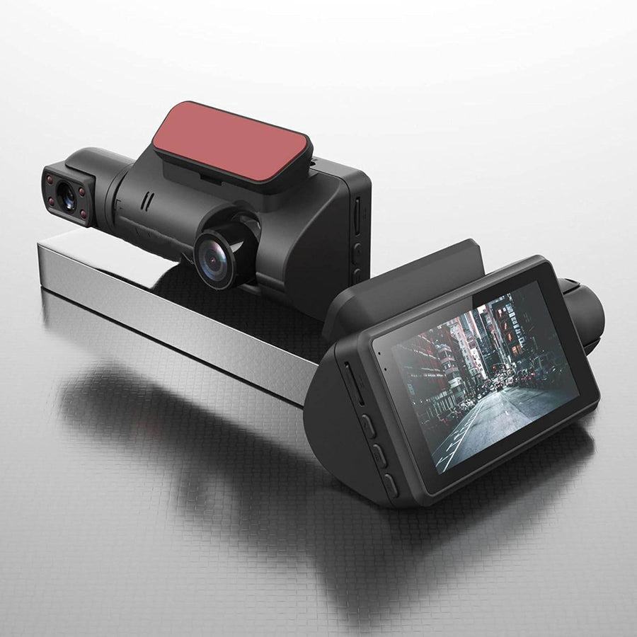 Camera auto de bord, full HD, 1080P, 2 camere, frontal si interior camera rotativa - Specializat.ro