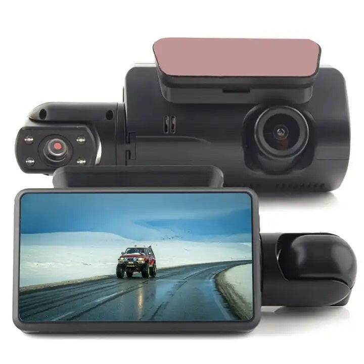 Camera auto de bord, full HD, 1080P, 2 camere, frontal si interior camera rotativa - Specializat.ro