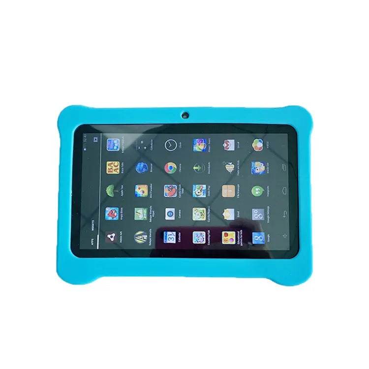 Tableta pentru copii de 7 inch Android WiFi cu Protectie anti shock, Camera dubla, jocuri, desene, aplicatii, Educativ, model Ursulet - Specializat.ro