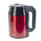 Cana electrica fierbator HAUSBERG HB-3623RS, 1500 - 1800W, capacitate 2.2L, oprire automata, indicator luminous, Rosu-Negru