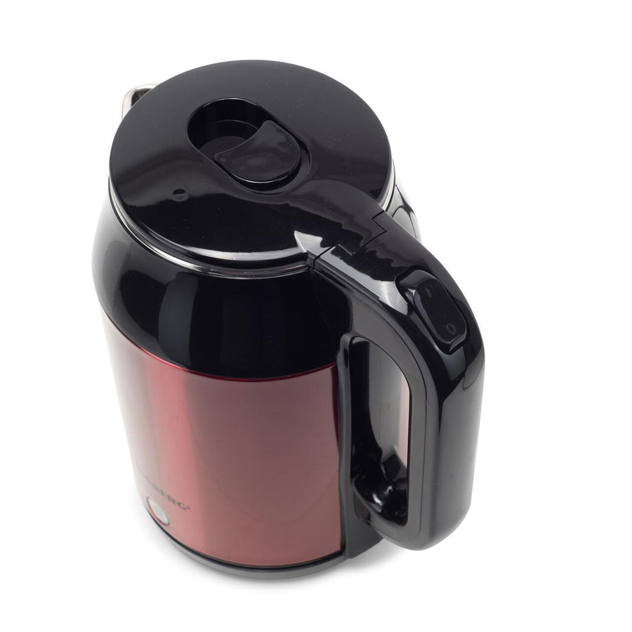 Cana electrica fierbator HAUSBERG HB-3623RS, 1500 - 1800W, capacitate 2.2L, oprire automata, indicator luminous, Rosu-Negru