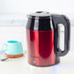 Cana electrica fierbator HAUSBERG HB-3623RS, 1500 - 1800W, capacitate 2.2L, oprire automata, indicator luminous, Rosu-Negru