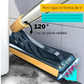 Mătură 2 în 1 cu Racletă Inox – Perie Profesională Podea, Cap Rotativ 360°