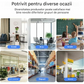 Cameră Supraveghere WiFi 360° Tip Bec E27 – 1080P, Vedere Nocturnă, Senzor Mișcare