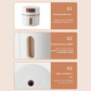 Set 6 Recipiente Condimente cu Suport Magnetic Inox – Organizator Bucătărie