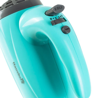 Mixer de mana Hausberg HB-4119BL, 5 viteze, putere 300W, motor de cupru, Bleu