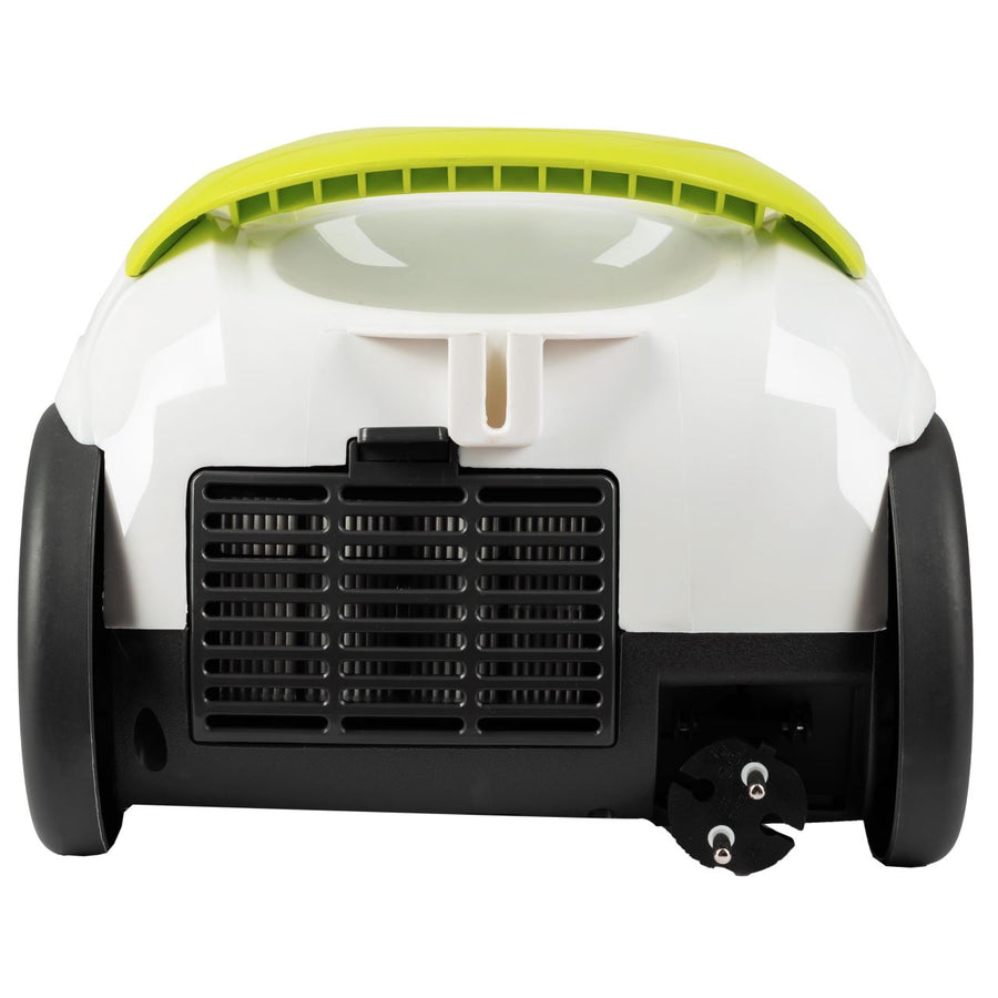 Aspirator cu sac Hausberg HB2080VR, 1500W, Capacitate 1.5L, Alb/Verde