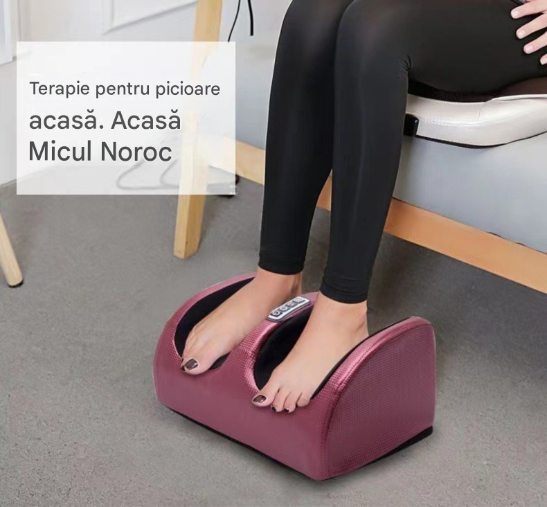 Aparat Electric Masaj Picioare Shiatsu – 4 Moduri + Funcție Încălzire