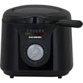 Friteuza HAUSBERG HB-1331NG, 1450 W, 2.5 litri, termostat reglabil 0 - 190 grade C, filtru detasabil din otel inoxidabil, cos cu ulei, protectie supraincalzire, picioare antiderapante, Negru