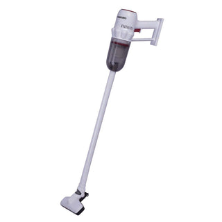 Aspirator vertical 2 in 1 HAUSBERG HB-2024AB, fara sac, aspirare uscata, 2 niveluri de viteza, motor turbo, 0.7 L, 600-800W, Alb