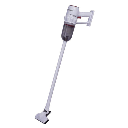 Aspirator vertical 2 in 1 HAUSBERG HB-2024AB, fara sac, aspirare uscata, 2 niveluri de viteza, motor turbo, 0.7 L, 600-800W, Alb