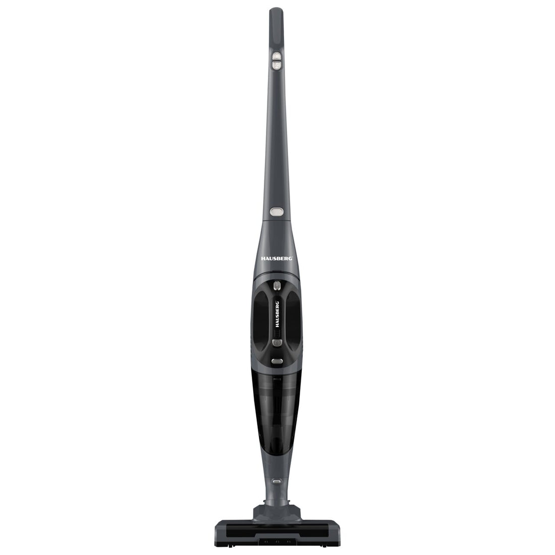 Aspirator vertical 2 in 1 HAUSBERG HB-2029GR, 2 viteze, acumulator 2000 mAh, 0.46 litri, 150 W