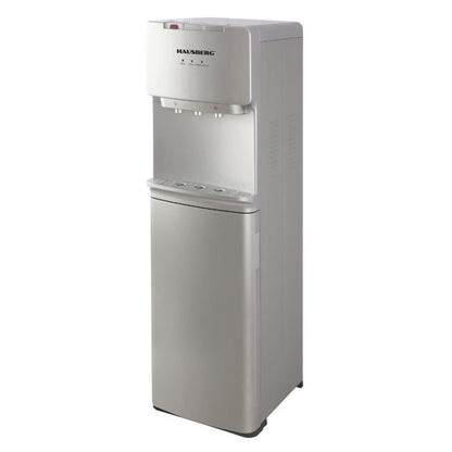 Dozator apa de podea Hausberg HB-6027GR, cu compresor, putere incalzire 550 W, putere racire 80 W, indicatoare LED pentru apa calda si rece, termostat automat, Gri