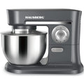 Mixer cu bol HAUSBERG HB-7620GR, putere 700-800W, 5 litri, 6 viteze, Gri
