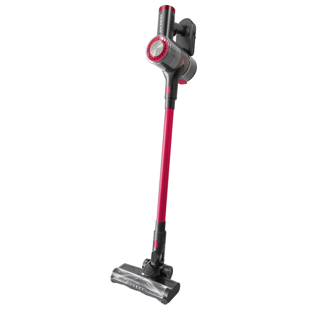 Aspirator vertical 2in1 HAUSBERG HB-2033GR, 900W, 0.7L, Rosu-Gri