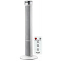 Ventilator turn Hausberg HB-5952AB, 55W, 38 inch, 3 viteze, temporizator 24h, LED, oscilatie, telecomanda, alb