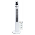 Ventilator turn digital Hausberg HB-5958AB, 55W, 45 inch, 3 viteze, temporizator 24h, LED, oscilatie, telecomanda, alb