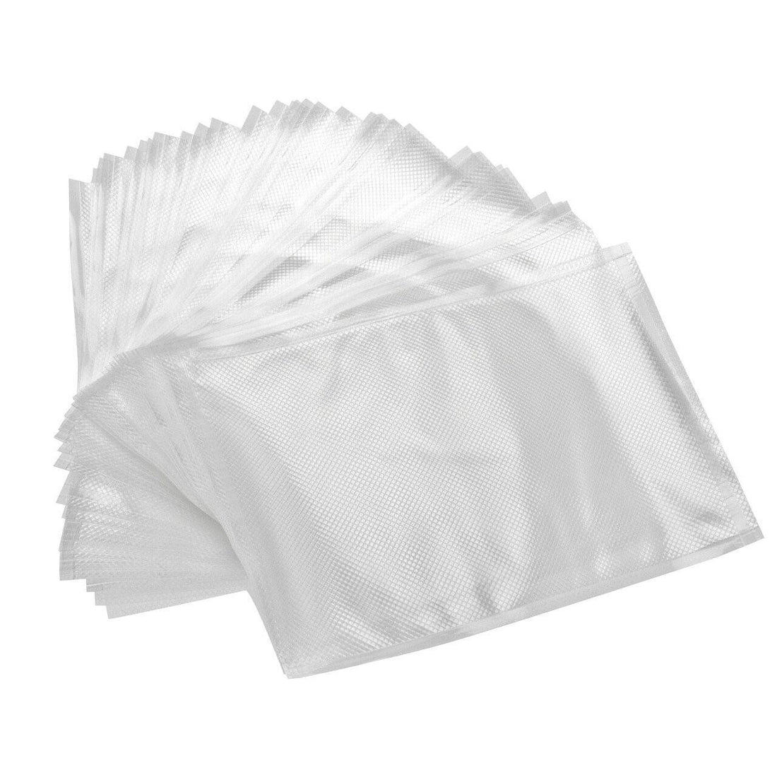 Set 50 Pungi pentru vidat gofrate 20x30 cm, ideale pentru depozitare sau preparare, transparent