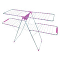 Uscator de rufe metalic Genius Dublu Maestro ERTONE G95U, 130x60x123cm, 6 randuri de suport, pliabil, sustine 20 Kg