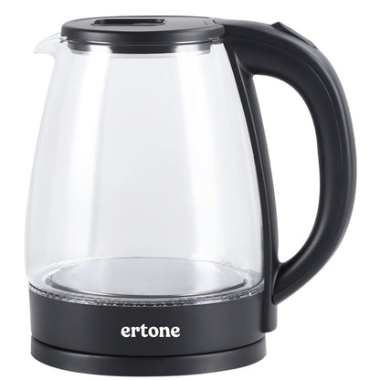 Cana electrica din sticla ERTONE ERT946, 1.8L, 1500W, iluminare LED, oprire automata