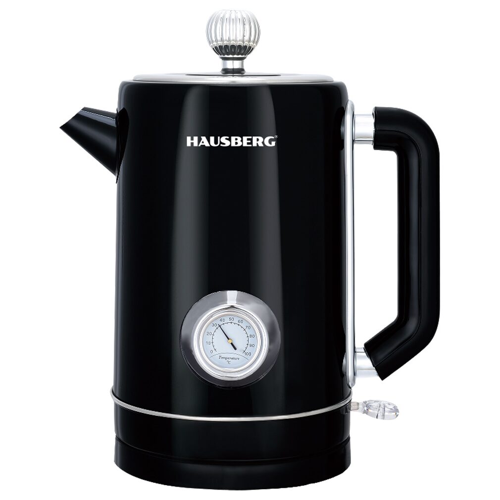 Cana fierbator inox 1.8L cu indicator temperatura 1500-1800W Hausberg HB3626NG