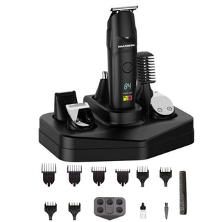 Set de tuns 10 in 1 reincarcabil Hausberg HB-97NG Digital 600mAh USB Type-C