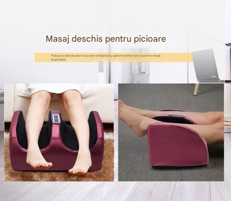 Aparat Electric Masaj Picioare Shiatsu – 4 Moduri + Funcție Încălzire
