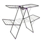 Uscator de rufe metalic Genius Dublu Maestro ERTONE G95U, 130x60x123cm, 6 randuri de suport, pliabil, sustine 20 Kg